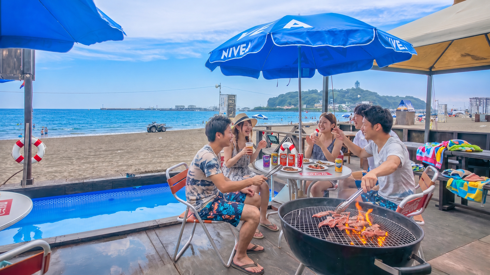 ビーチサイドBBQ