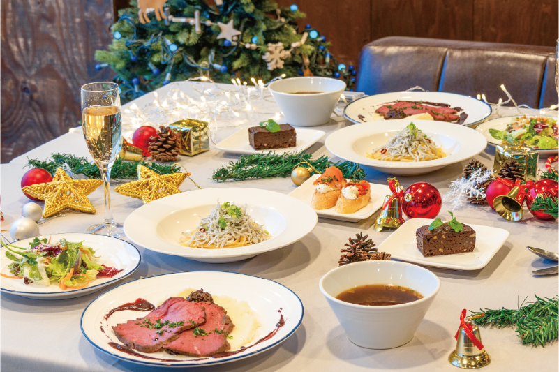 2025クリスマスコース料理のイメージ